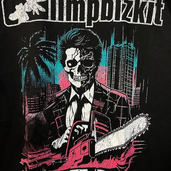 Limp Bizkit Loserville Chainsaw Zombie Tour Nu Metal T-Shirt XL - Picture 4 of 4